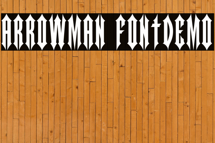 ARROWMAN FONTDEMO Example 3