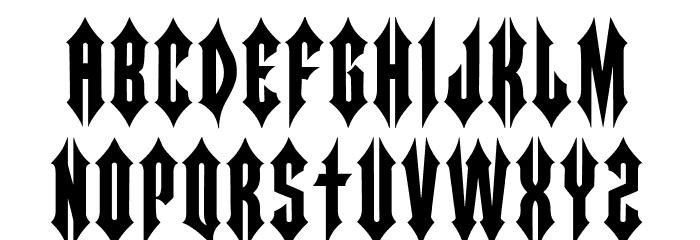 ARROWMAN FONTDEMO Font LOWERCASE
