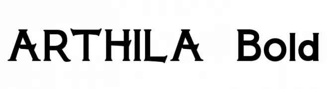 ARTHILA  Bold  les polices de caractères gratuit tlcharger