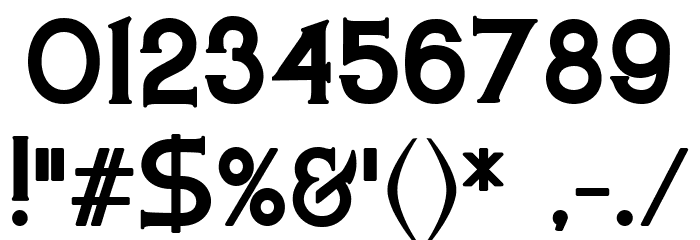 ARTHILA Bold Font OTHER CHARS