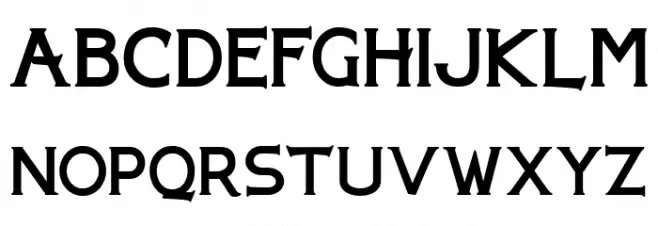 ARTHILA Bold Шрифта ВЕРХНИЙ
