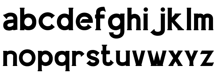 ARTHILA Bold Font LOWERCASE