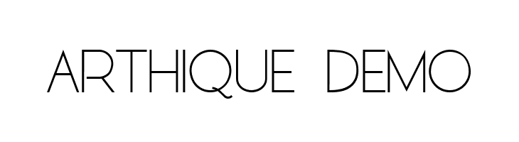 ARTHIQUE DEMO  font caratteri gratis