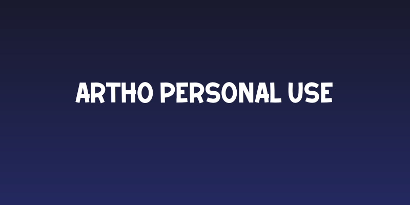 ARTHO Personal Use Social Header