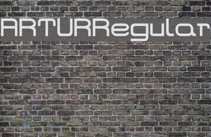ARTURRegular Font examples