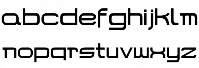 ARTURRegular Font LOWERCASE