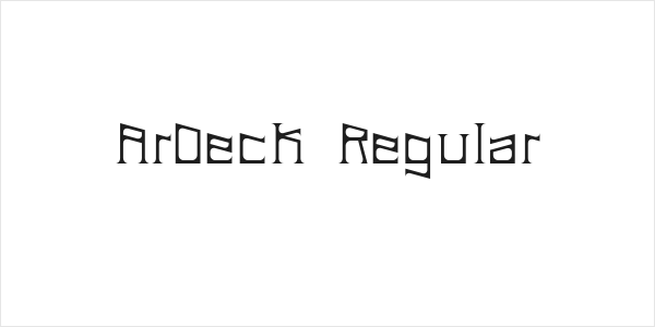 ArDeck Regular Logo