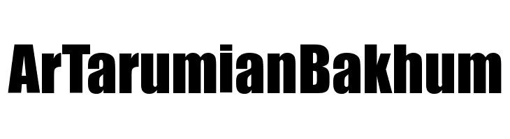 ArTarumianBakhum Font