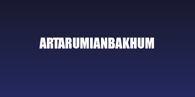 ArTarumianBakhum Social Header