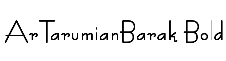 ArTarumianBarak Bold Font