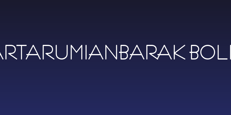ArTarumianBarak Bold Social Header