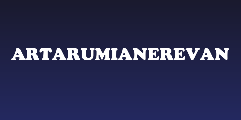 ArTarumianErevan Social Header
