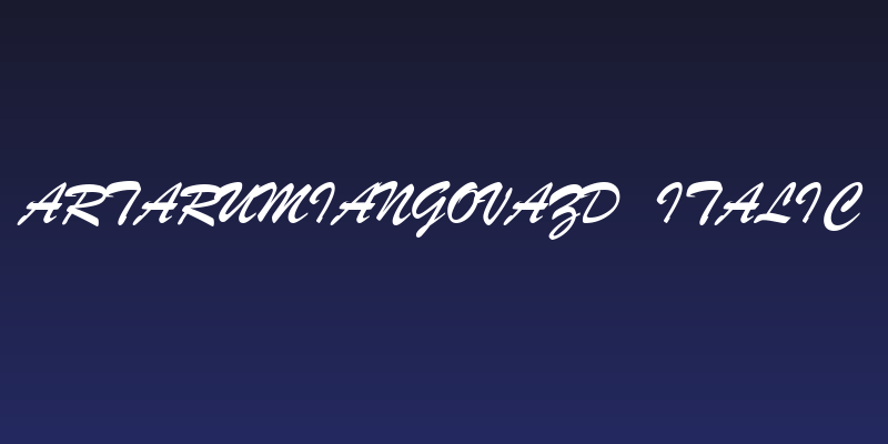 ArTarumianGovazd  Italic Social Header