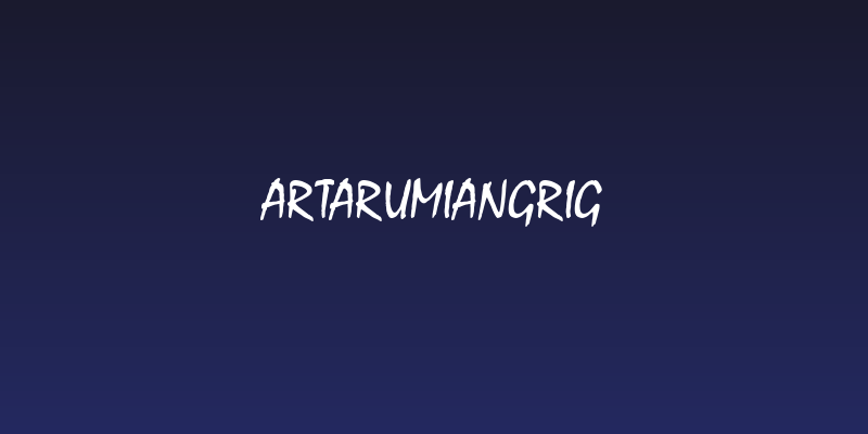 ArTarumianGrig Social Header