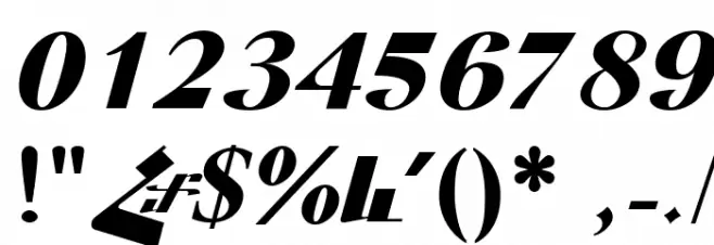 ArTarumianGrqiNor  Bold Italik Font OTHER CHARS