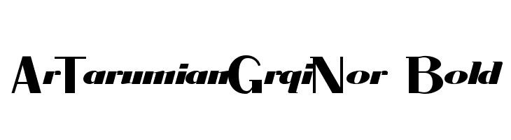ArTarumianGrqiNor  Bold  Скачать бесплатные шрифты