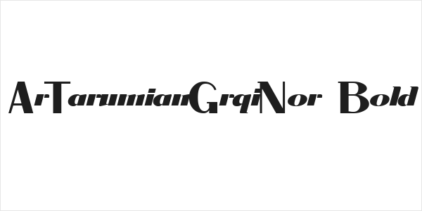 ArTarumianGrqiNor  Bold Logo