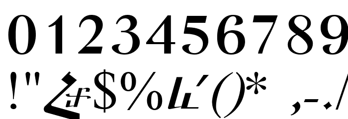 ArTarumianGrqiNor Italic Font OTHER CHARS