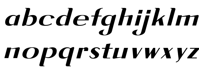 ArTarumianGrqiNor Italic Font LOWERCASE
