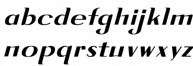 ArTarumianGrqiNor  Italic Caratteri MINUSCOLO