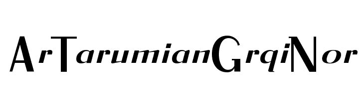 ArTarumianGrqiNor Font