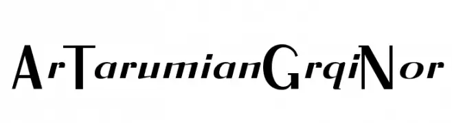 ArTarumianGrqiNor  Frei Schriftart Herunterladen