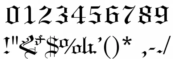 ArTarumianHamagumar Font OTHER CHARS