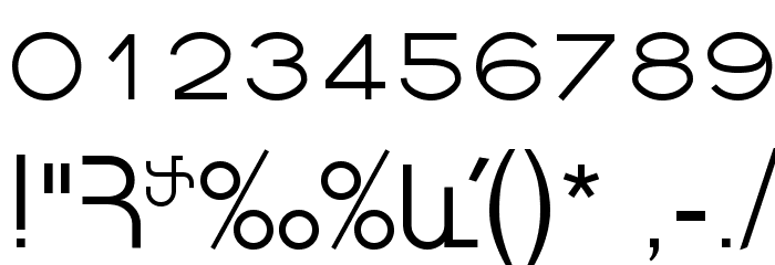 ArTarumianKamar Font OTHER CHARS