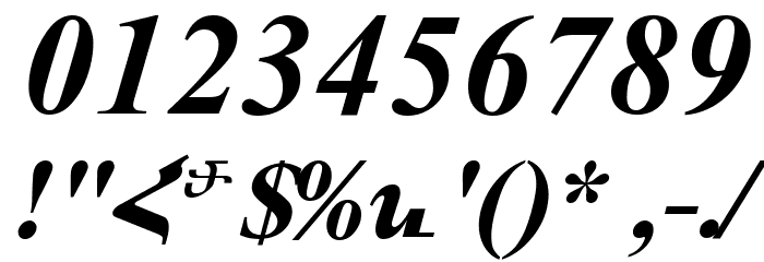 ArTarumianMatenagir Bold Italic Font OTHER CHARS