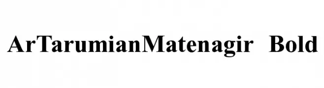 ArTarumianMatenagir  Bold  baixar fontes gratis