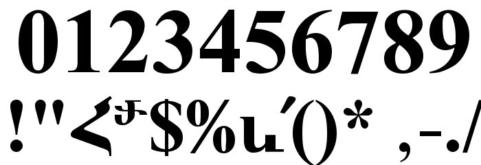 ArTarumianMatenagir Bold Font OTHER CHARS