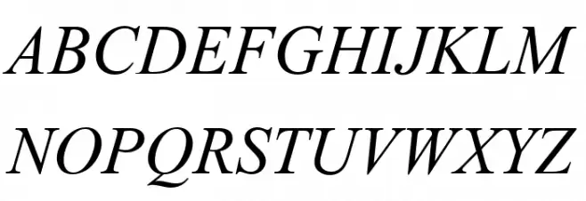 ArTarumianMatenagir Italic Шрифта ВЕРХНИЙ