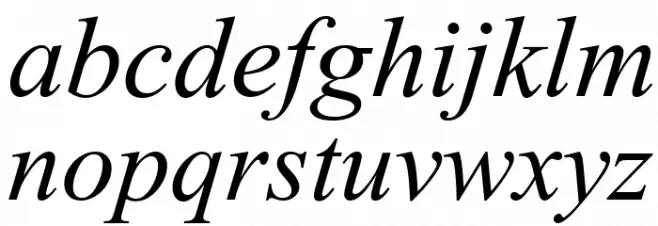 ArTarumianMatenagir  Italic خط أحرف صغيرة