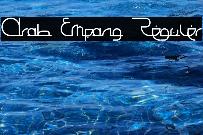 Arab Empang Reguler Example 3