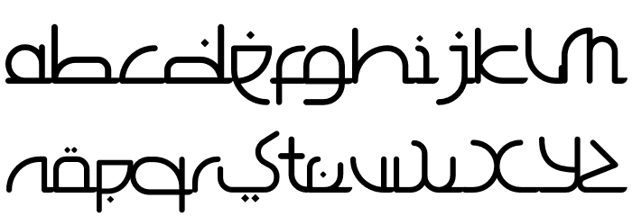 Arab Empang Reguler Font LOWERCASE