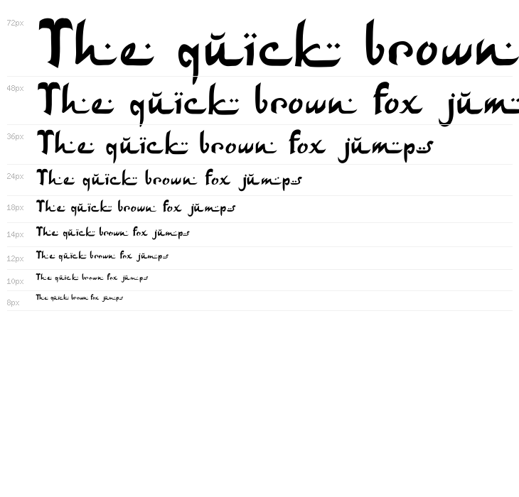 ArabDancesMediumItalic Waterfall