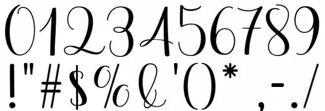 Arabela-Regular Font OTHER CHARS