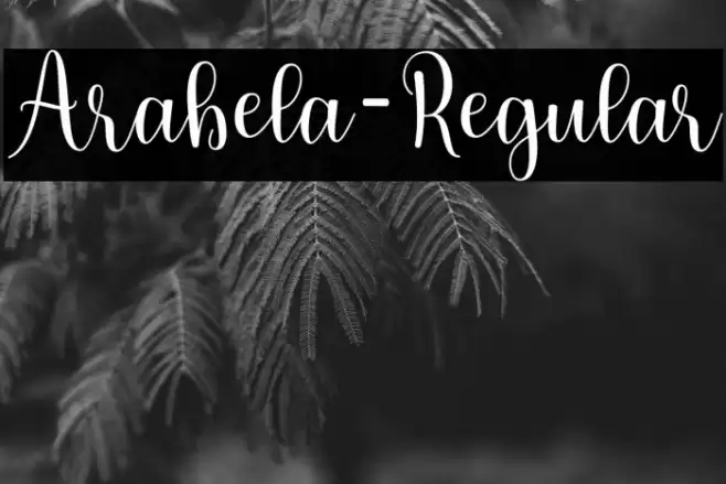 Arabela-Regular Font examples