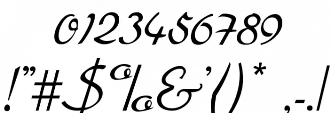 Arabella Font OTHER CHARS