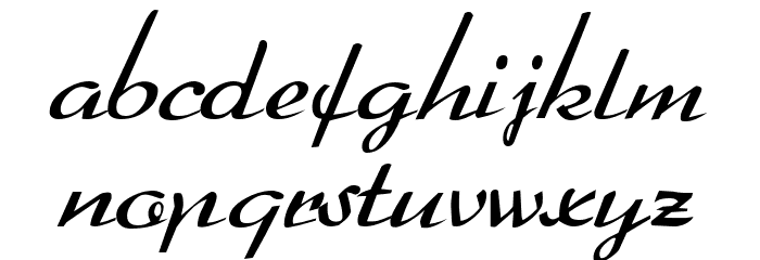 Arabella Font LOWERCASE