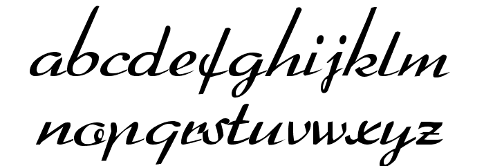Arabella Font LOWERCASE