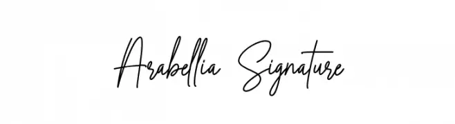 Arabellia Signature  font caratteri gratis