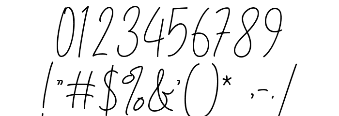 Arabellia Signature Font OTHER CHARS