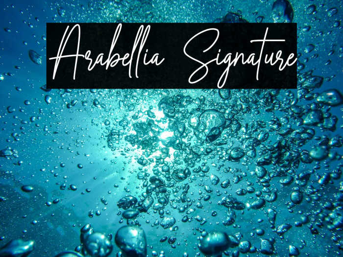 Arabellia Signature Example 3