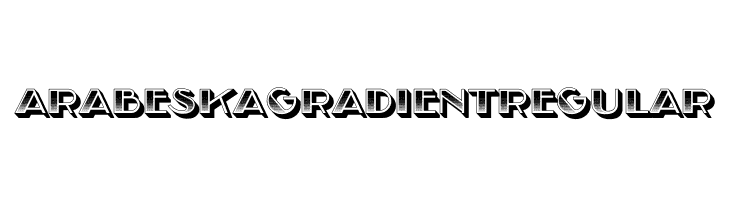 Arabeska Gradient Regular  Frei Schriftart Herunterladen