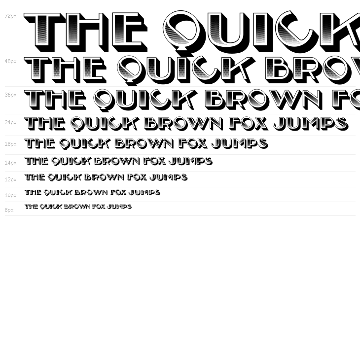 Arabeska Gradient Regular Waterfall