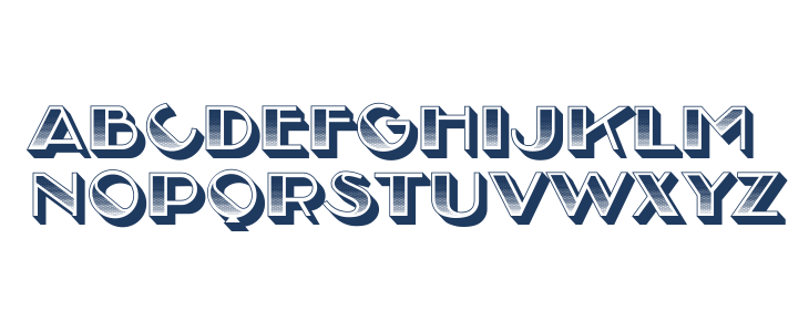 Arabeska Gradient Regular Lowercase
