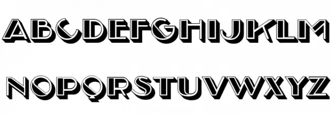 Arabeska Regular フォント 大文字
