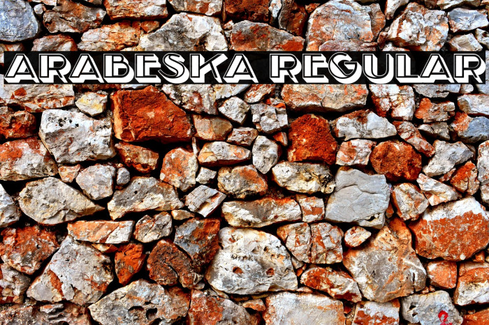 Arabeska Regular Example 3