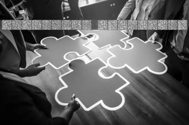 Arabesque Initialen Шрифта examples